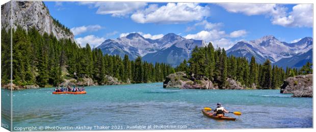 Amazing landscapes of Banff National park  Canvas Print by PhotOvation-Akshay Thaker