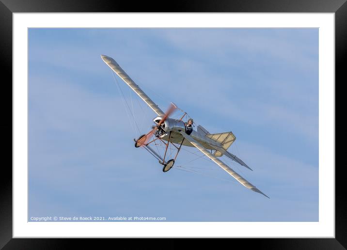 Blackburn Monoplane Framed Mounted Print by Steve de Roeck