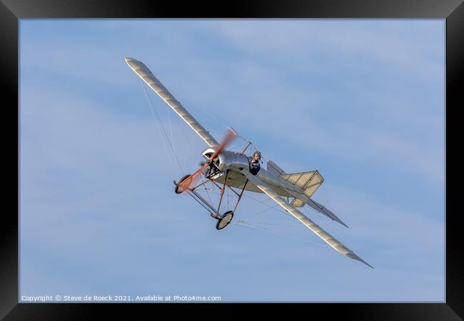 Blackburn Monoplane Framed Print by Steve de Roeck