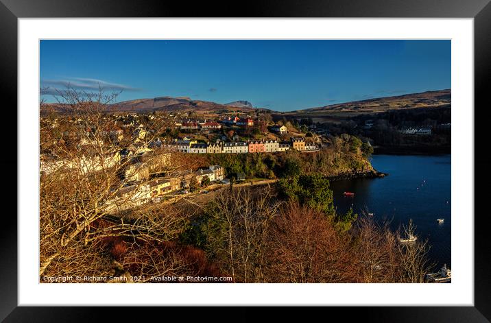 A northward view from the Apothecary's Tower. Framed Mounted Print by Richard Smith