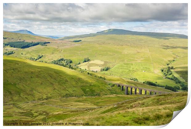 Yorkshire Dales Landscape Print by Keith Douglas