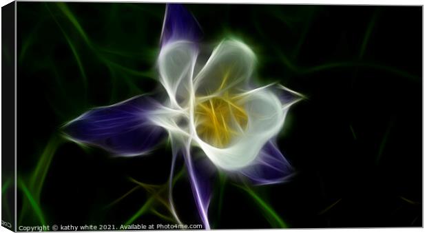 white yellow purple flower,Daffodil,mother's day,f Canvas Print by kathy white