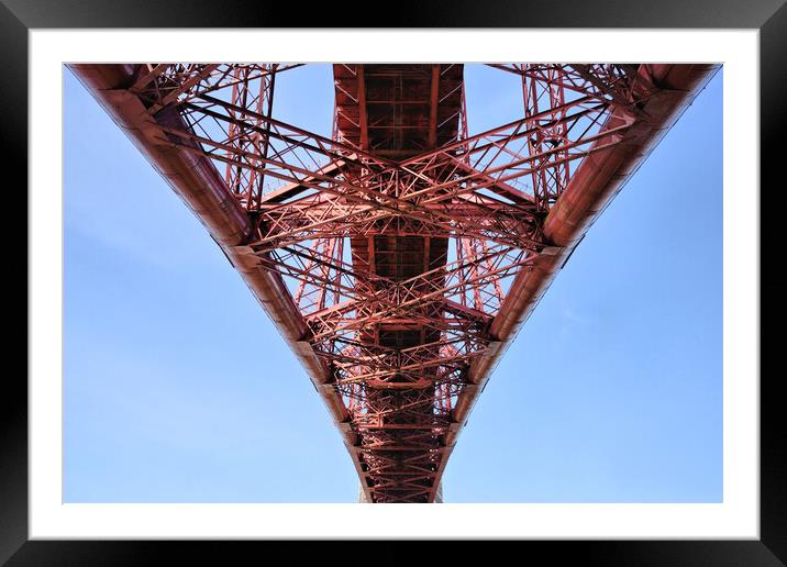 Forth Bridge up close and personal. Scotland , Scottish, bridge. Framed Mounted Print by JC studios LRPS ARPS