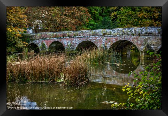 Bridge over the Stour, Blandford Forum Framed Print by Jim Monk