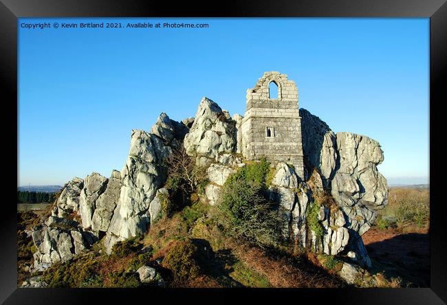 roche rock cornwall Framed Print by Kevin Britland