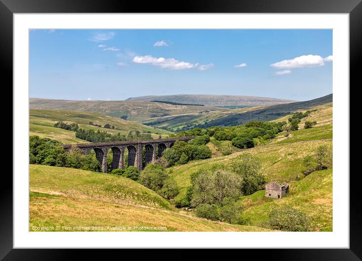 Dent Head Viaduct Framed Mounted Print by Tom Holmes