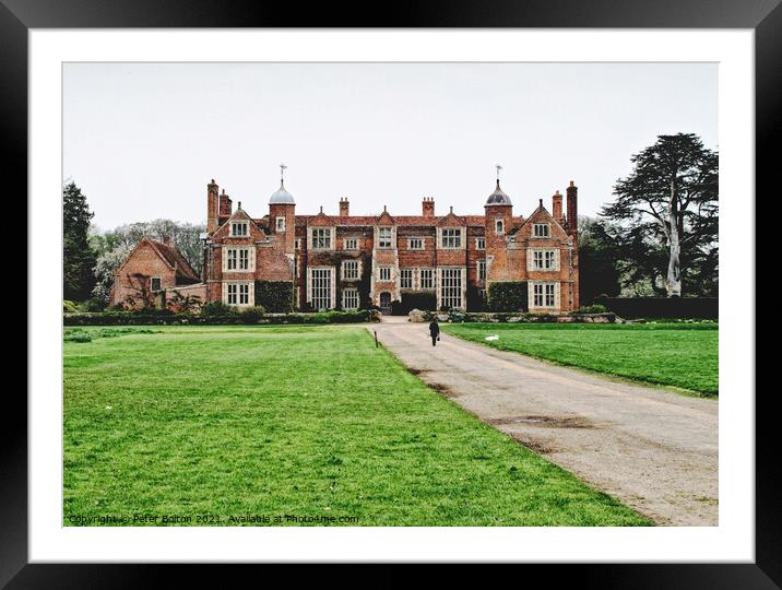 Kentwell Hall, Long Melford, Suffolk, UK Framed Mounted Print by Peter Bolton