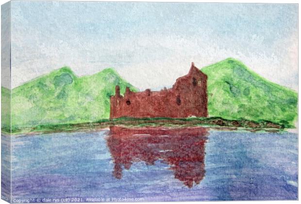 Kilchurn Castle Canvas Print by dale rys (LP)