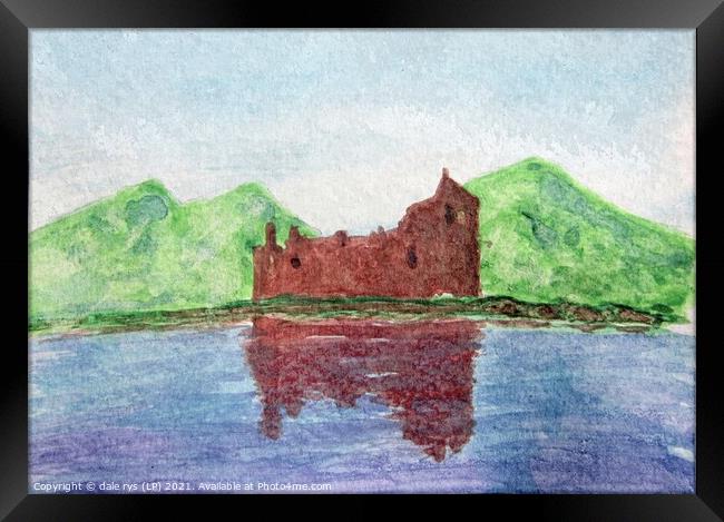 Kilchurn Castle Framed Print by dale rys (LP)