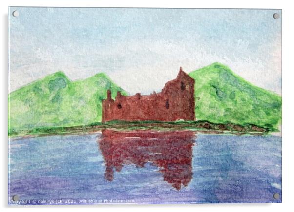Kilchurn Castle Acrylic by dale rys (LP)