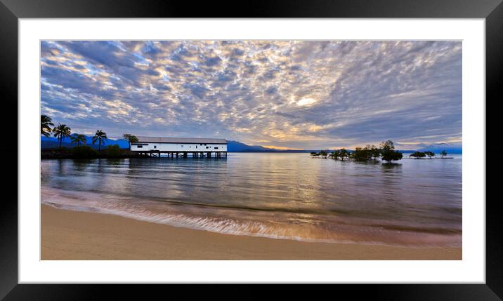 Sugar Wharf, Port Douglas, Queensland Australia Framed Mounted Print by John Frid