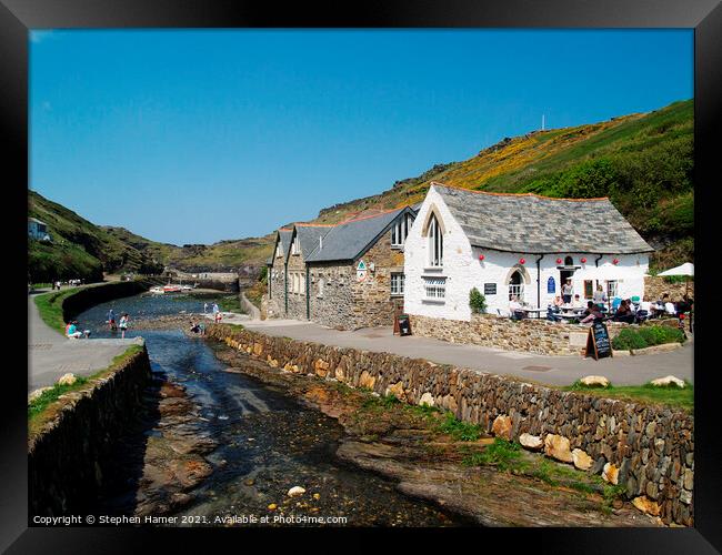 Boscastle Framed Print by Stephen Hamer