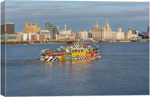 Mersey Ferry Canvas Print by David Hare