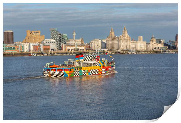 Mersey Ferry Print by David Hare