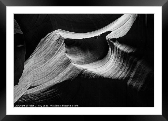 Rock Shapes #2 Framed Mounted Print by Peter O'Reilly