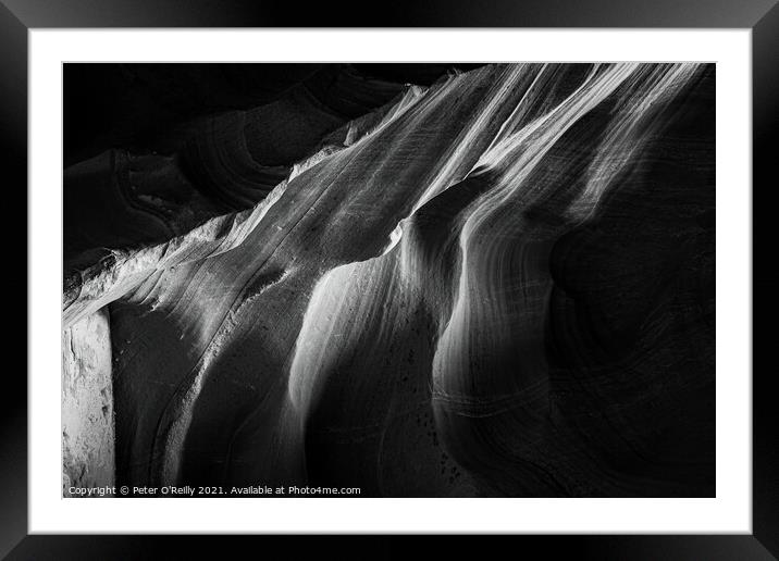 Rock Shapes #1 Framed Mounted Print by Peter O'Reilly