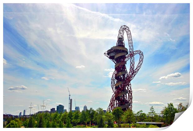 ArcelorMittal Orbit 2012 London Olympic Tower Print by Andy Evans Photos