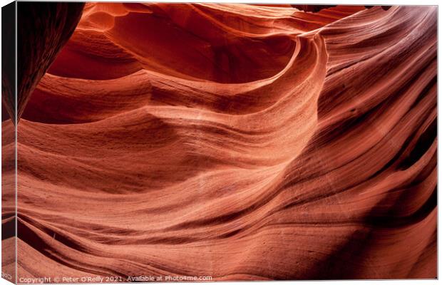 Antelope Canyon Colours #2 Canvas Print by Peter O'Reilly