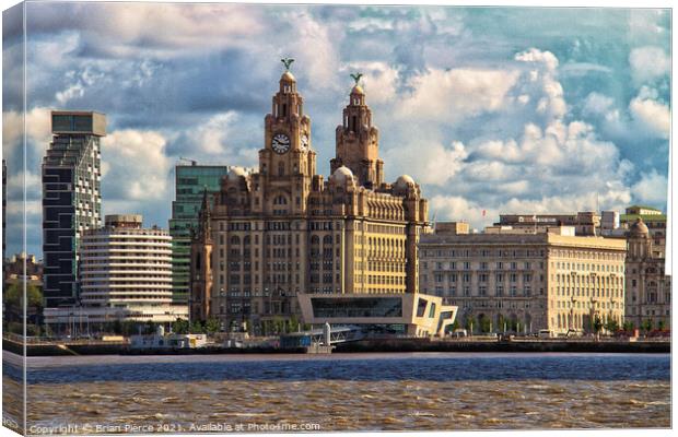 Liverpool Waterfront Canvas Print by Brian Pierce
