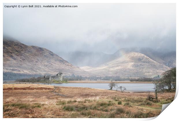 Loch Awe in the Mist Print by Lynn Bolt