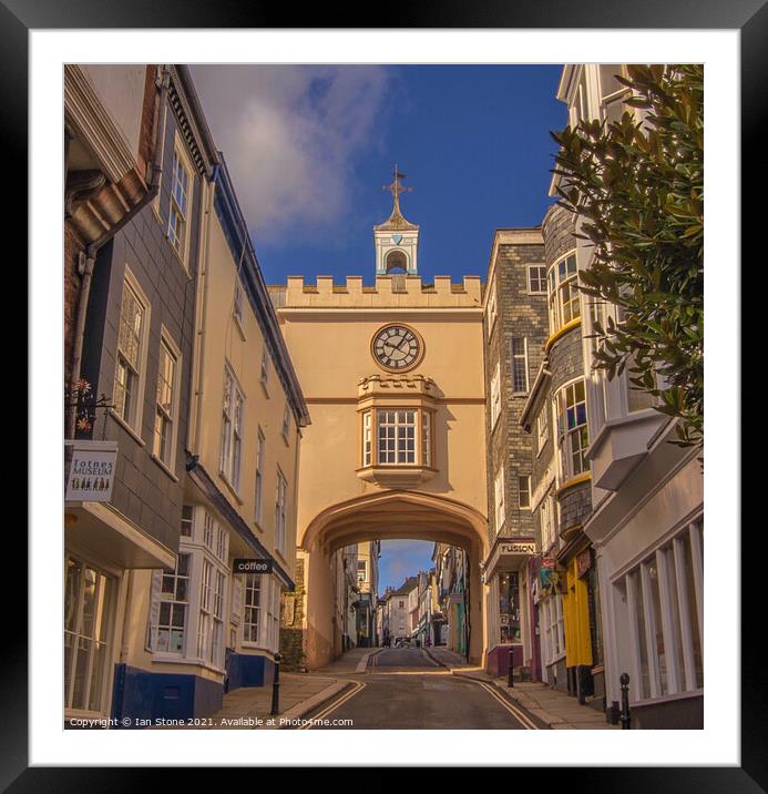 Timeless Totnes Framed Mounted Print by Ian Stone