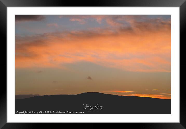 Sunrise over Benson Knott  Framed Mounted Print by Jonny Gios
