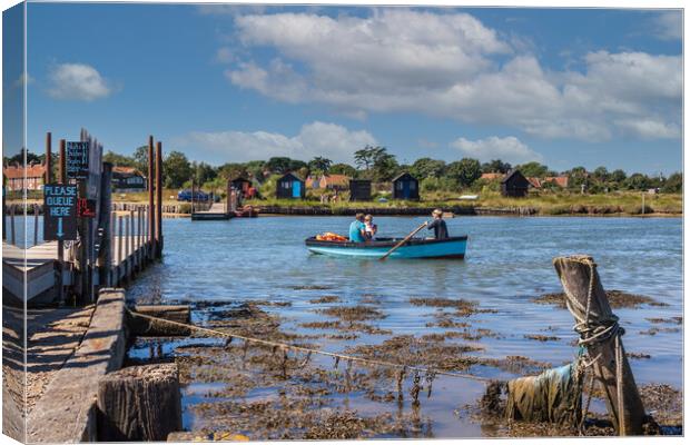 Serene Southwold Ferry Crossing Canvas Print by Kevin Snelling