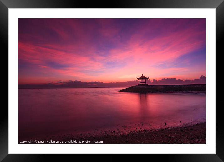 Pavilion, dawn Framed Mounted Print by Kevin Hellon