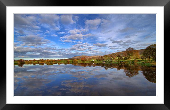 Pendle Hill Framed Mounted Print by Irene Burdell