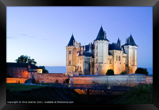 Chateau de Saumur Framed Print by Chris Warren