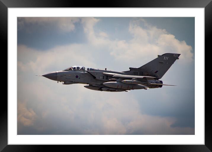 Tornado GR4 XV Squadron Framed Mounted Print by J Biggadike