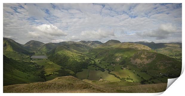 Brotherswater and Patterdale Common Print by Eddie John
