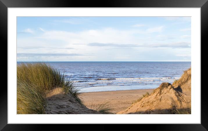 Serenity of Formby Beach Framed Mounted Print by Jason Wells