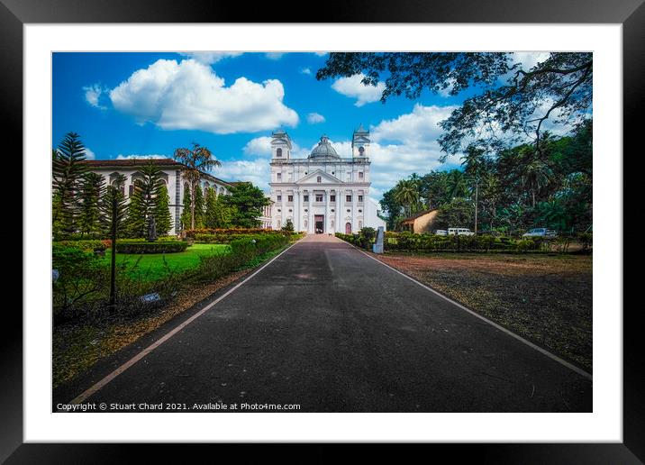 Church of St. Cajetan Goa, India Framed Mounted Print by Stuart Chard