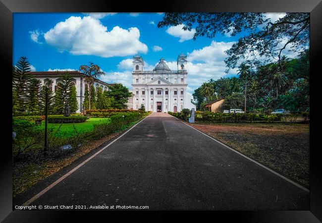 Church of St. Cajetan Goa, India Framed Print by Stuart Chard