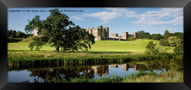 Alnwick Castle Panorama Framed Print by Jim Jones