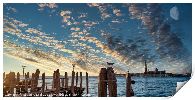 Venice bay at sunset   Print by Travel and Pixels 