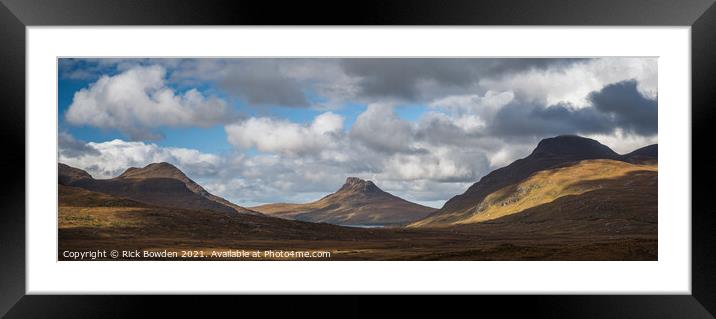Stac Polly Assynt Scotland Framed Mounted Print by Rick Bowden
