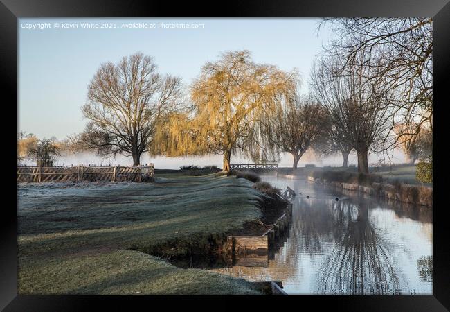 Morning walk Framed Print by Kevin White