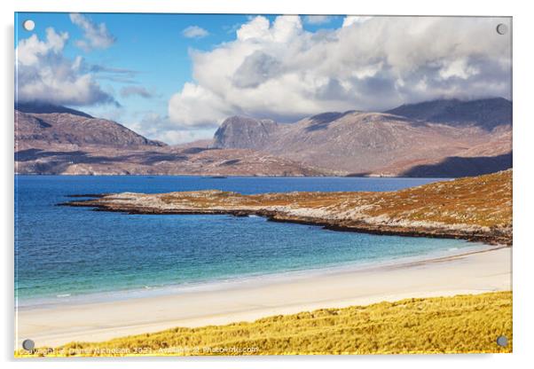 Luskentyre Beach - Isle of Harris, Scotland Acrylic by Daniel Nicholson