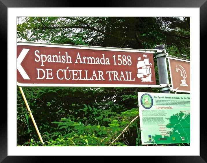 Spanish Armada Trail Framed Mounted Print by Stephanie Moore