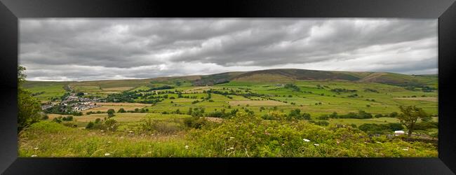 Pendle Hill in Lancashire Framed Print by Roger Green
