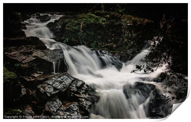 The Falls of Eskdale - Lake District Waterfall Print by Tracey Smith