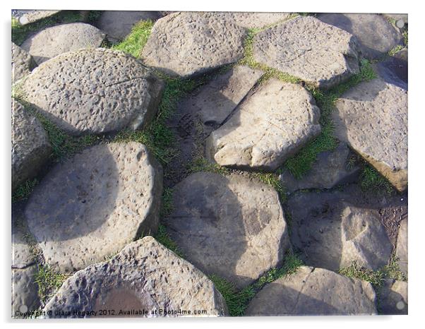 Giant's stones Acrylic by Ciara Hegarty