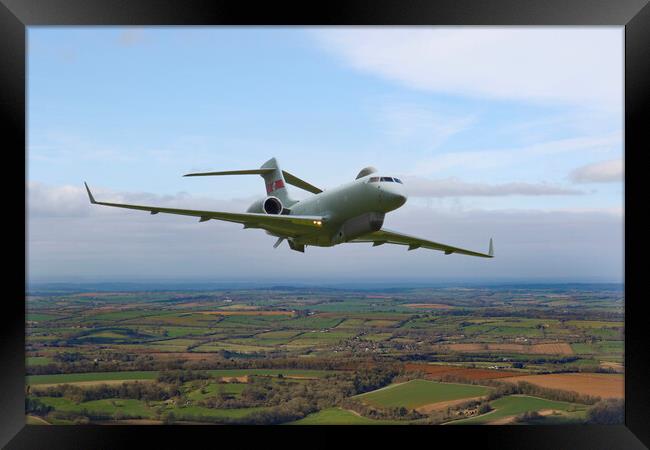 5 Squadron Sentinel R1 Airborne Framed Print by Oxon Images