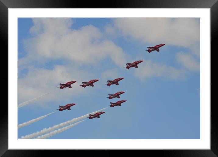 red arrows Framed Mounted Print by Michael bryant Tiptopimage