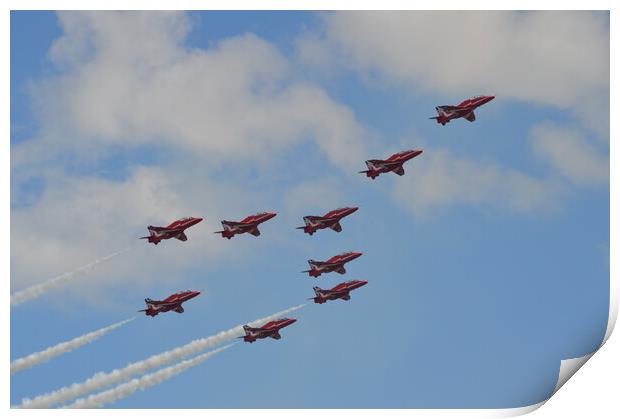red arrows Print by Michael bryant Tiptopimage