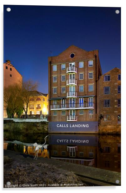 Calls Landing, Leeds. Acrylic by Chris North