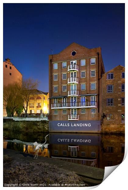 Calls Landing, Leeds. Print by Chris North