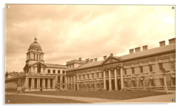 The Royal Hospital for Seamen, Greenwich Acrylic by Dawn O'Connor